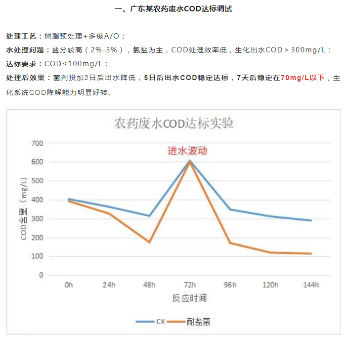 廣東某農(nóng)藥 廢水COD達標調(diào)試案例